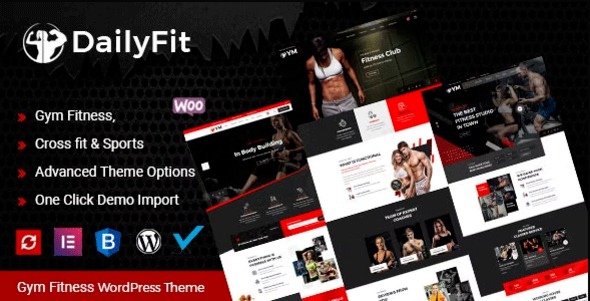 DailyFit v1.7 Fitness and Gym WordPress Theme - 健身与健身房WordPress主题