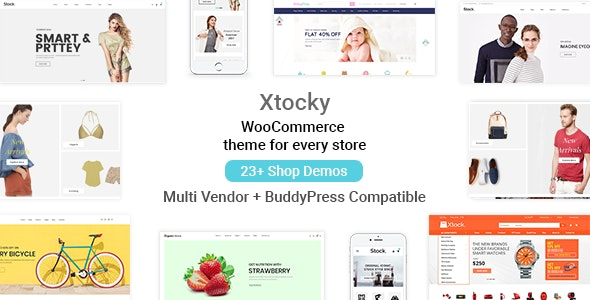 Xtocky (v2.5.0) WooCommerce响应式主题 - 电子商务网站设计解决方案