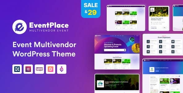 Eventplace v1.1.6 多供应商活动管理WordPress主题 - 专业活动策划与管理解决方案