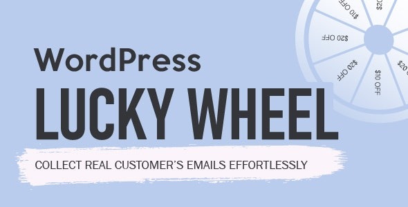 WordPress Lucky Wheel v1.3.4 幸运大转盘抽奖赢好礼
