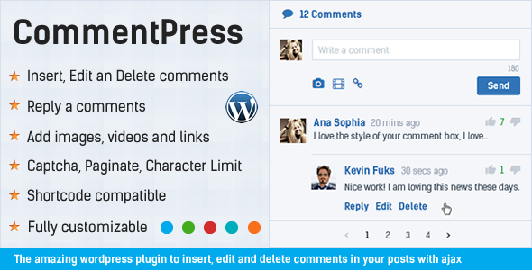 CommentPress v2.8.4 Ajax Comments - WordPress评论插入、编辑和删除插件