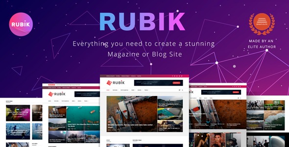Rubik v2.9.1 博客杂志网站完美主题
