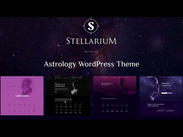 Stellarium (v1.2.8) 星座占星WordPress主题 - 专业占星与星座预测网站模板