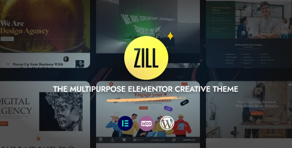 ZILL v1.0.2 多功能Elementor创意主题 - 打造独特网站设计
