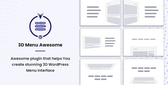 3D Menu Awesome v1.0.5 令人惊叹的3D Off Canvas菜单WordPress插件