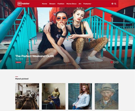 CSS Igniter Pinmaister v1.2.1 WordPress主题 - 时尚图片展示与社交分享主题