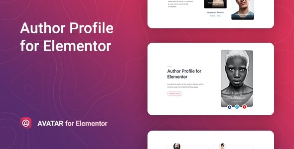 Avatar v1.0.4 Author Box for Elementor - Elementor作者头像展示框插件