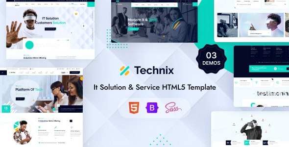 Technix (v1.0.6) 技术与IT解决方案WordPress主题