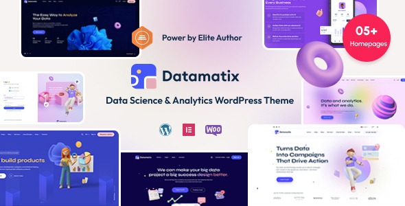 Datamatix v1.2.8 数据科学与分析 WordPress 主题