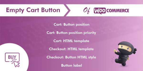 Empty Cart Button Pro for WooCommerce v1.3.6 - WooCommerce清空购物车按钮专业版