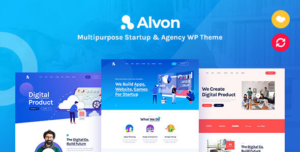 Alvon (v2.0.2) 多功能创业公司与机构WordPress主题