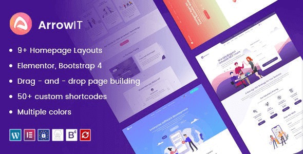 ArrowIT v2.0.7 技术与数字化转型WordPress主题