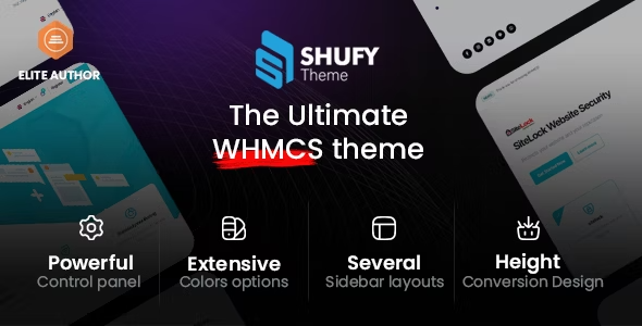 ShufyTheme (v1.2.5) 终极WHMCS主题