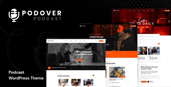 Podover (v1.1.7) 播客WordPress主题 - 专业播客网站设计