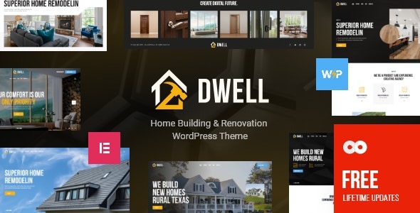 Dwell v1.7 家居建筑与装修WordPress主题 - 专业设计与功能