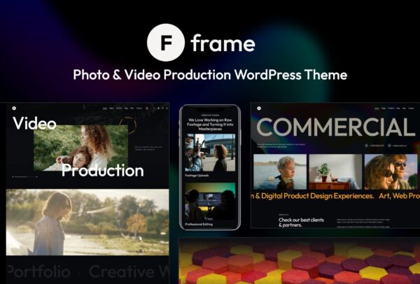 Frame (v2.1.0) 照片与视频WordPress主题 + AI功能