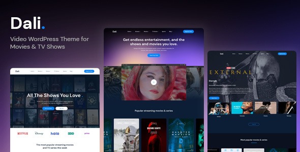 Dali v1.0.2 Movies & TV Shows WordPress Theme - 电影和电视节目WordPress主题