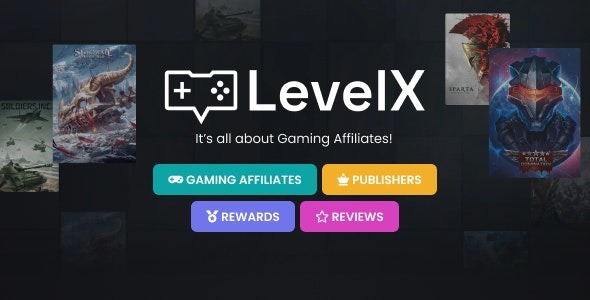 LevelX v1.6 Gaming Affiliate WordPress Theme - 游戏联盟WordPress主题