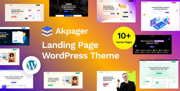 Akpager v1.1.3 落地页Elementor WordPress主题 - 高效构建专业营销页面