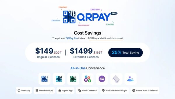 QRPay Pro v1.0.0 - 完整的QRPay解决方案及所有附加组件包