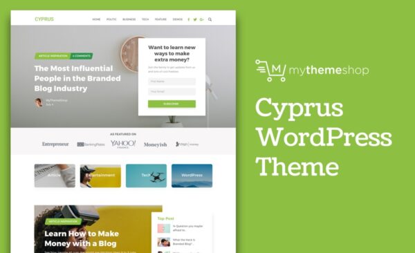MyThemeShop Cyprus WordPress主题v1.1.3 - 响应式多功能网站模板