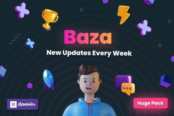 Baza v1.32创意多功能WordPress主题 - 响应式设计与多样化布局