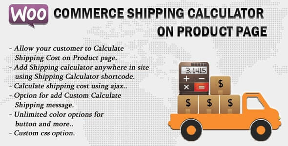 Woocommerce Shipping Calculator On Product Page v3.6 - 产品页运费计算器插件