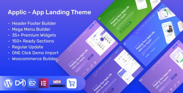 Applic v2.1.0 App Landing WordPress Theme - 应用推广WordPress主题