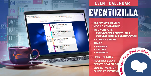 EventoZilla – 活动日历 – WPBakery页面构建器插件 v1.4.0