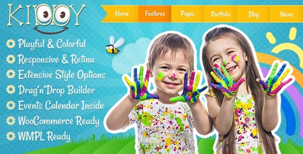 Kiddy v2.0.6 儿童WordPress主题 - 专为儿童网站设计的响应式主题