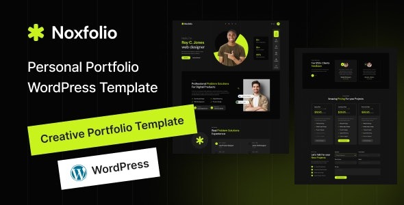 Noxfolio (v1.0.9) 个人作品集简历WordPress主题