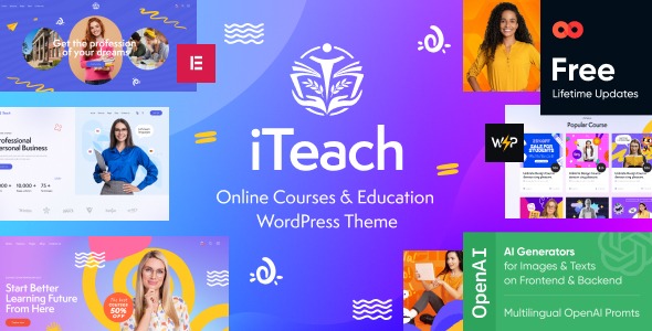 iTeach v1.0 Online Courses & Education WordPress Theme - 在线课程和教育WordPress主题