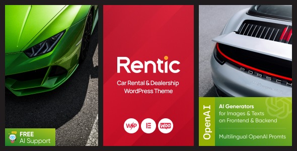 Rentic v1.0 Car Rental & Dealership WordPress Theme - 汽车租赁与经销商WordPress主题