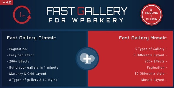 Fast Gallery (v4.0) Premium WordPress Plugin - 快速图库高级WordPress插件