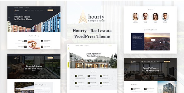 Hourty v1.2.3 Real Estate Classify WordPress Theme - 房地产分类WordPress主题