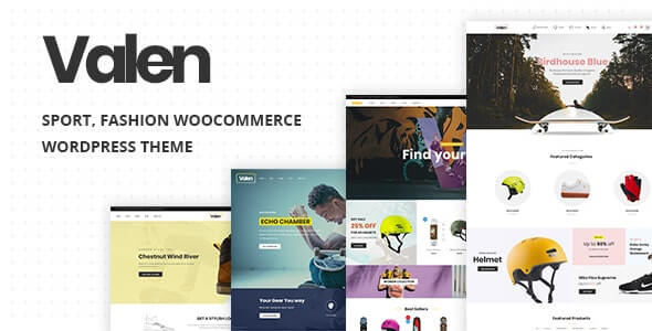 Valen v2.4 Sport, Fashion WooCommerce WordPress Theme - 运动时尚电商主题