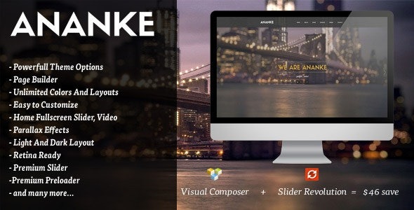 Ananke (v3.9.13) 单页视差滚动WordPress主题