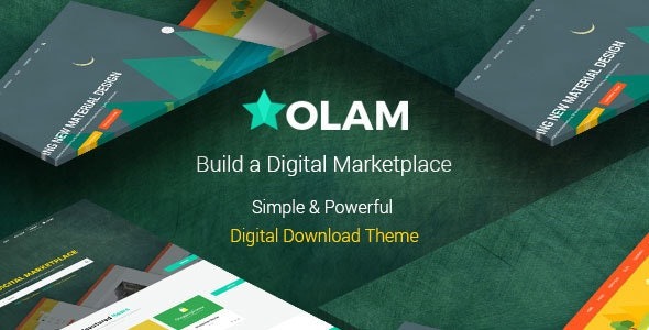 Olam (v5.3.1) WordPress主题 - 适用于Easy Digital Downloads市场的多功能主题