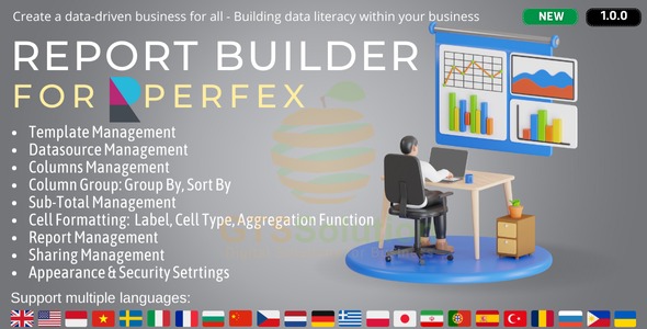 Report Builder module for Perfex CRM v1.0.0 - Perfex CRM报表构建模块