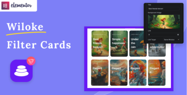 Wiloke Filter Cards Elementor Addon v1.0.0 - Elementor卡片筛选器插件