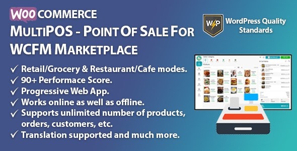 MultiPOS v3.1.0 WCFM商城多供应商POS销售点系统
