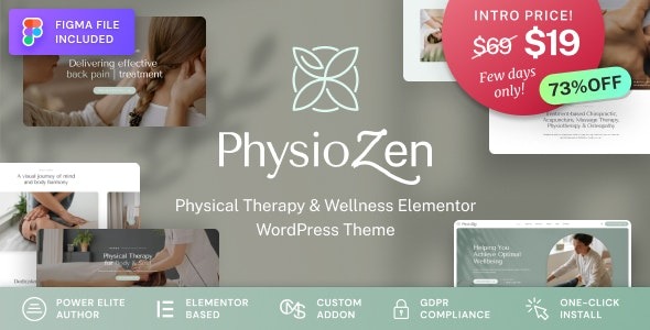 PhysioZen v1.1.0 脊椎治疗与物理疗法健康WordPress主题
