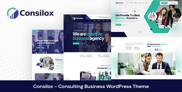 Consilox v1.0.5 咨询业务WordPress主题 - 专业企业网站模板