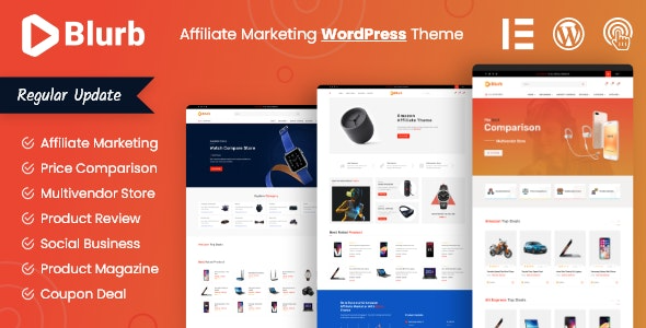 Blurb (v2.1.4) 联盟营销WordPress主题