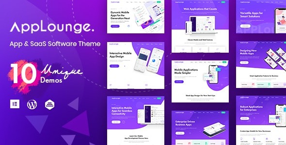 AppLounge v1.2.4 多功能SaaS WordPress主题 - 适用于多种用途的网站设计