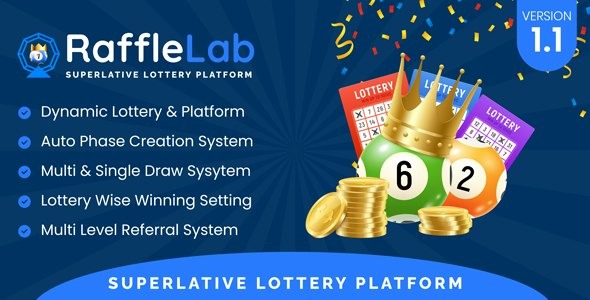 RaffleLab (v2.1) 卓越的抽奖平台 - 打造专业在线抽奖活动