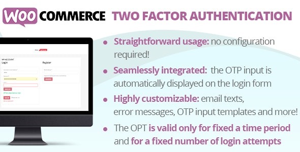 WooCommerce Two Factor Authentication v2.0 - 为您的WooCommerce商店提供双重身份验证保护