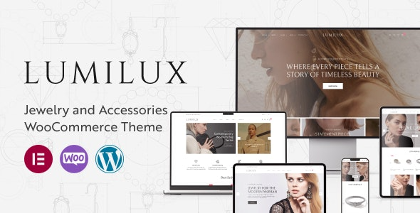 Lumilux (v1.0.5) 珠宝和配饰 WooCommerce 主题