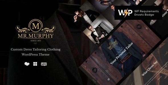 Mr. Murphy (v1.2.12) 定制西装裁缝服装WordPress主题