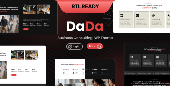 DaDa (v1.0.2) 商业咨询主题 - 专业企业机构WordPress主题